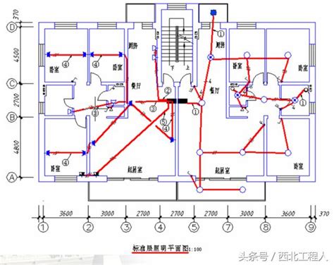 電氣昇位圖|建築設計實務能力本位訓練教材 識圖與製圖概論